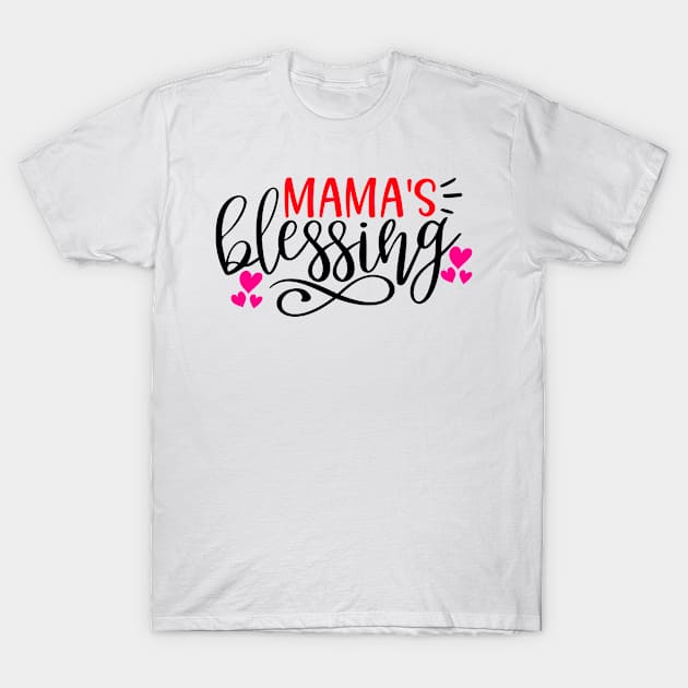 Mama Blessings T-Shirt by Coral Graphics